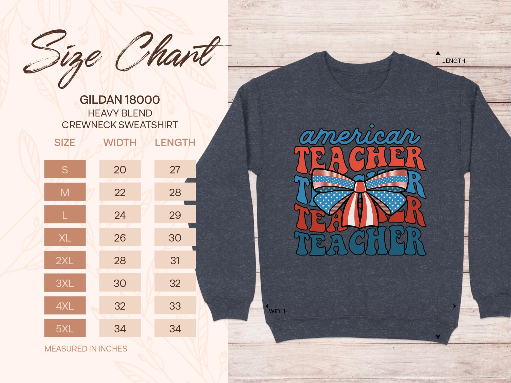 American Teacher Crewneck Sweatshirt product type