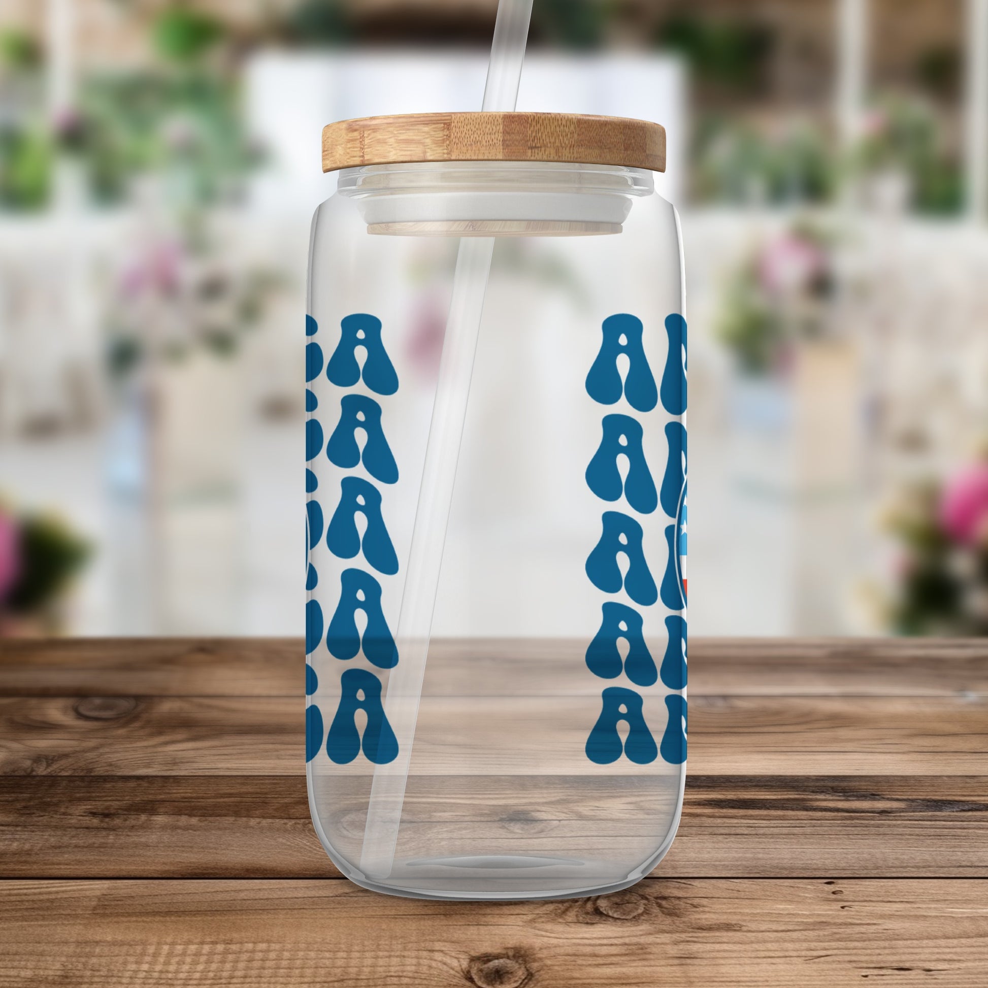 Stylish Transparent Glass Jar with Unique Design product type