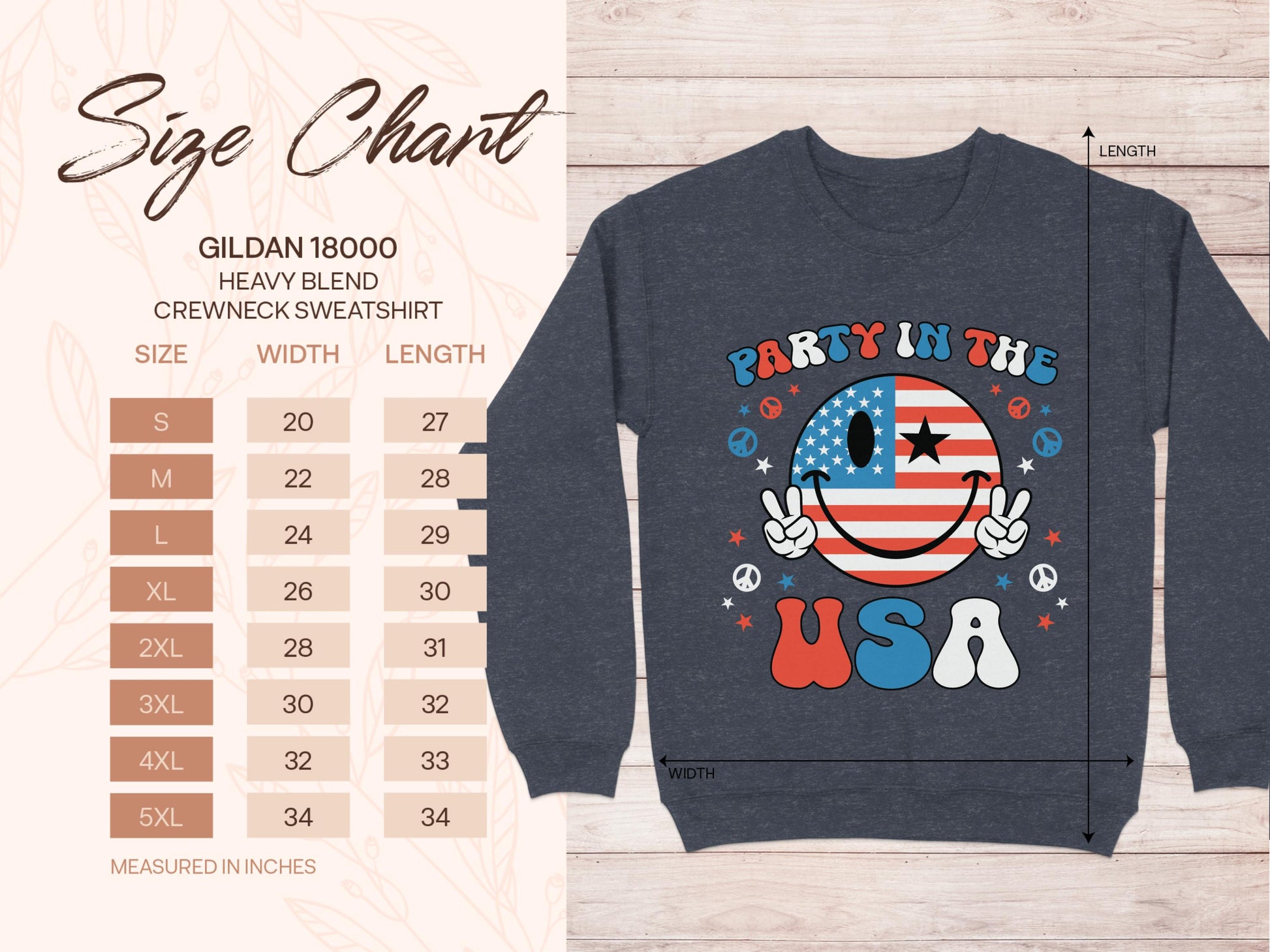 Party in The USA Flag Crewneck Sweatshirt product type
