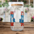 Funny Quote Glass Tumbler with Wooden Lid product
