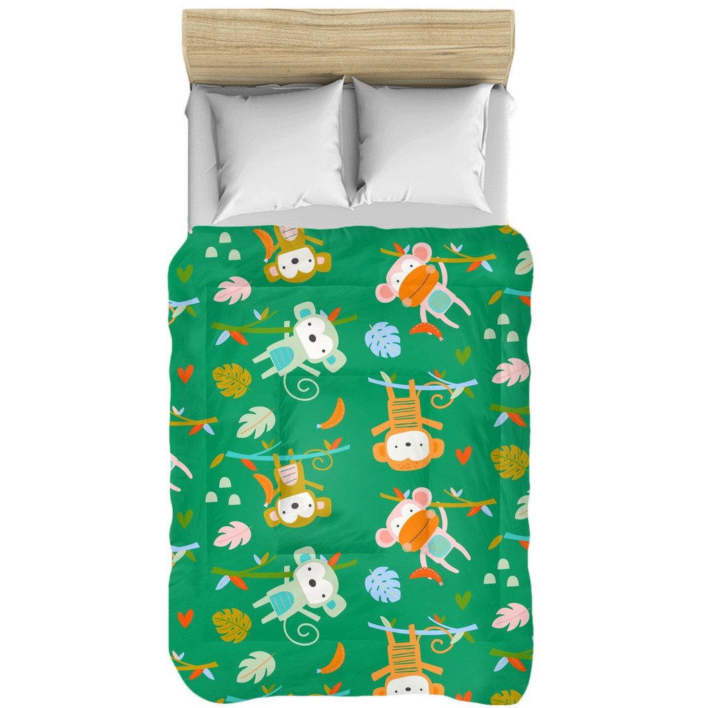 Silly Monkey Comforter Room Decor, monkey theme decor