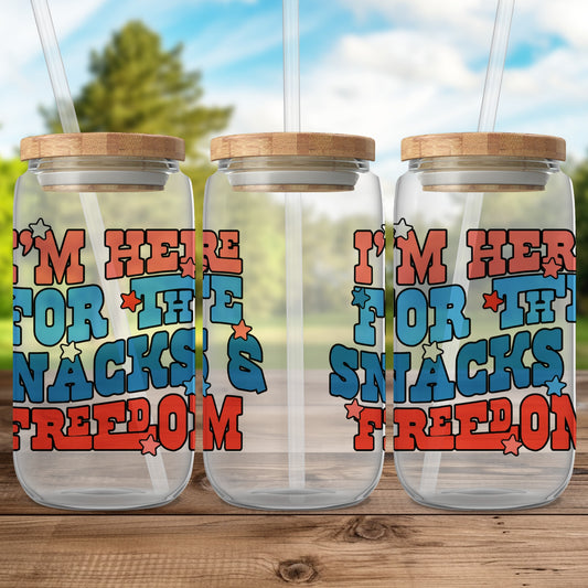 I'm Here For The Snacks and Freedom product type