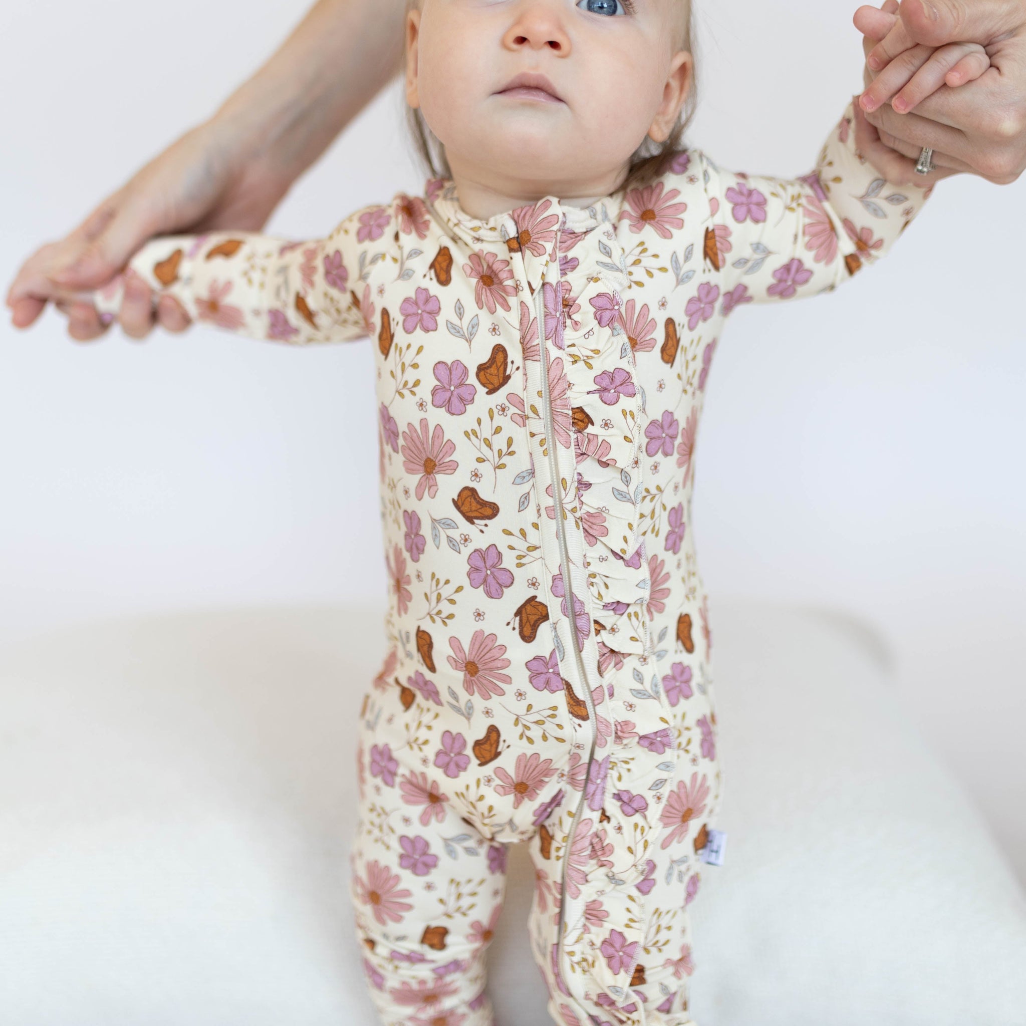 Floral Butterfly Loveralls