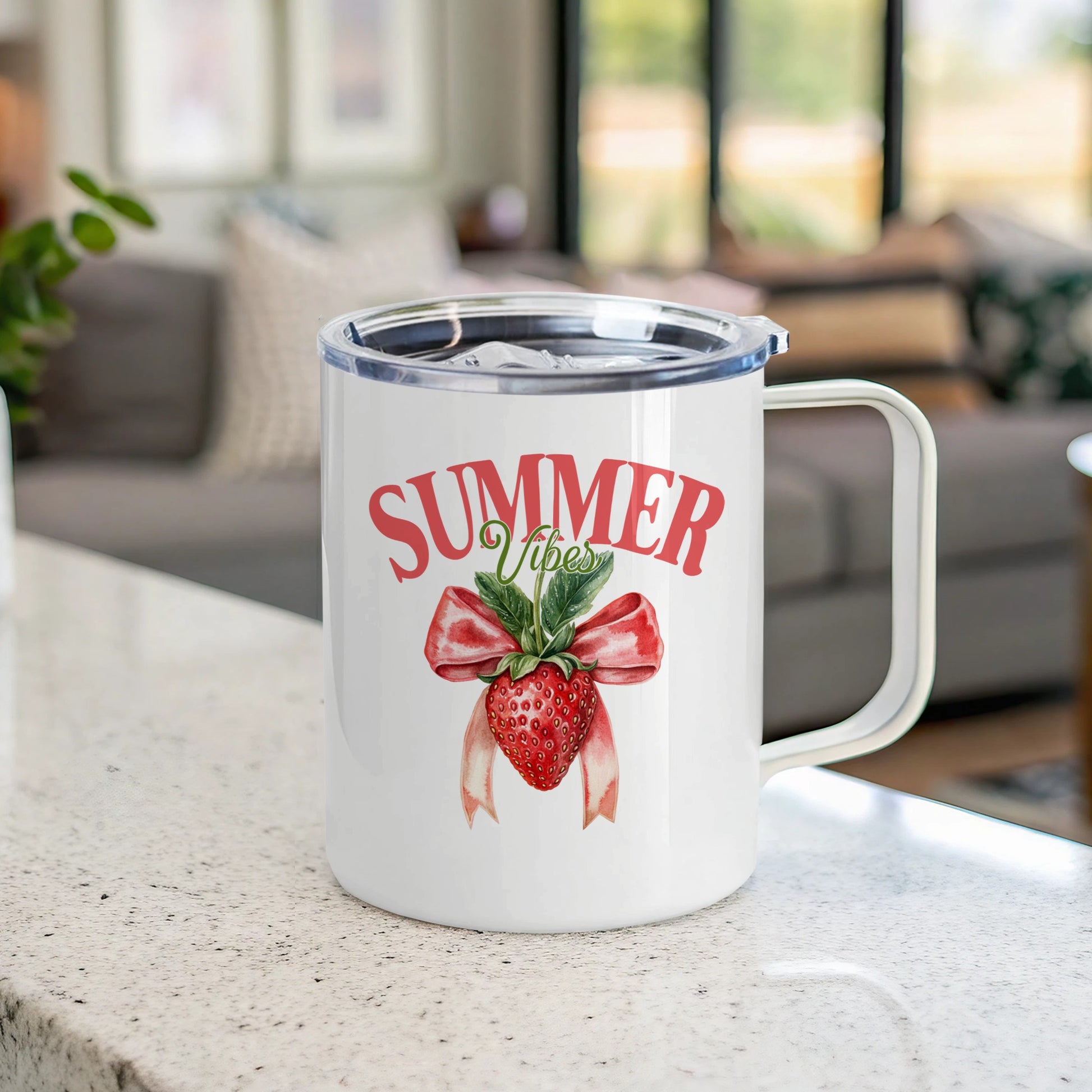 Summer Vibes Strawberry Design Mug product
