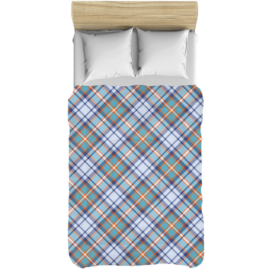 Blue Green Plaid Comforters