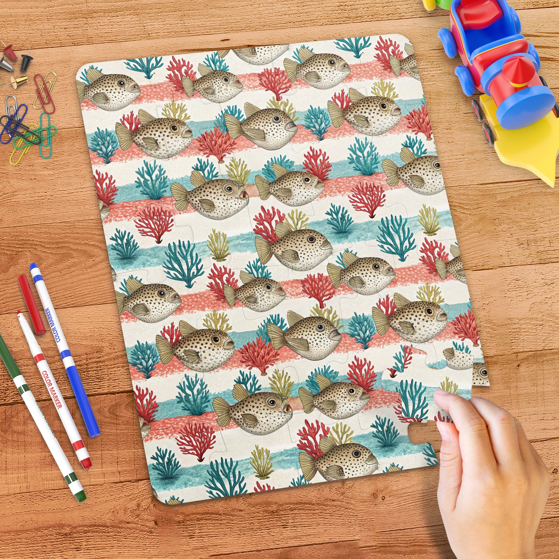 Vibrant Underwater Fish and Coral Illustration product