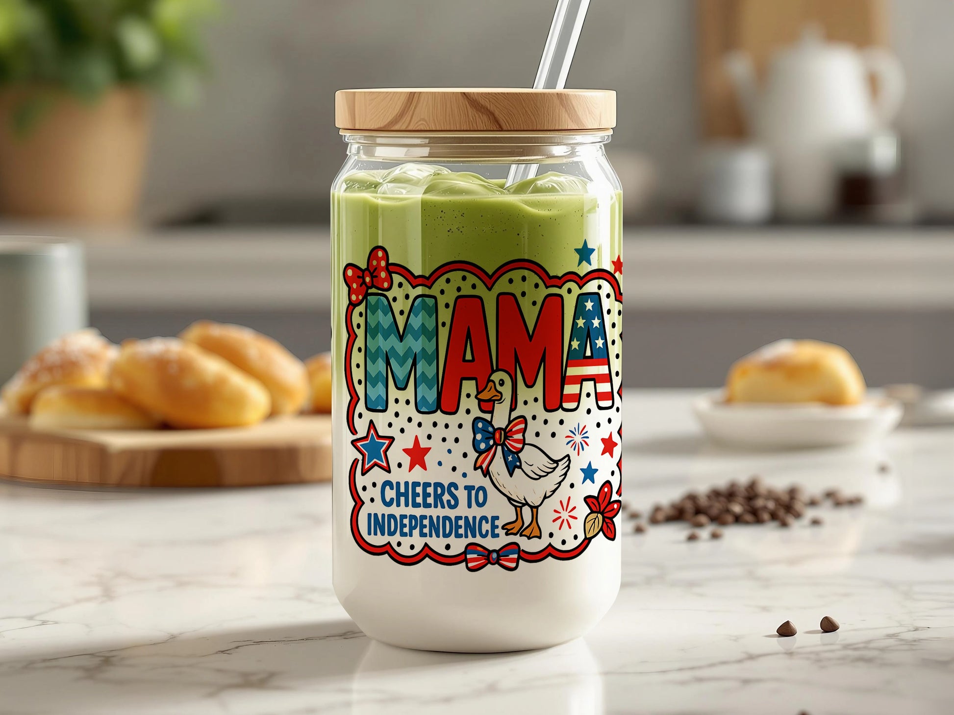 Festive Mama Cheers to Independence Jar product