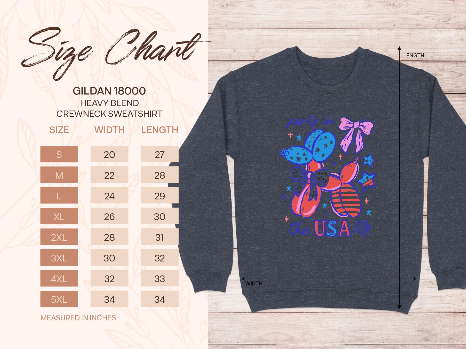 Patriotic USA Themed Crewneck Sweatshirt product