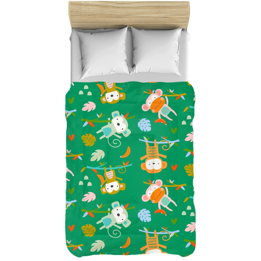 Silly Monkey Comforter Room Decor, monkey theme decor