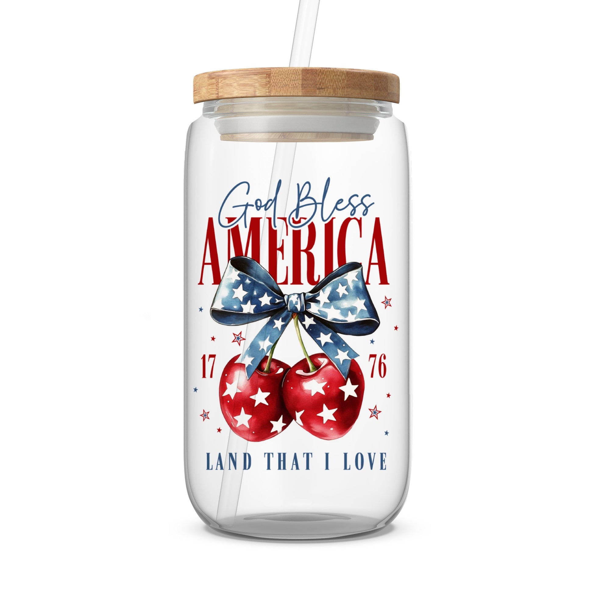 God Bless America Land That I Love 1776 jar product