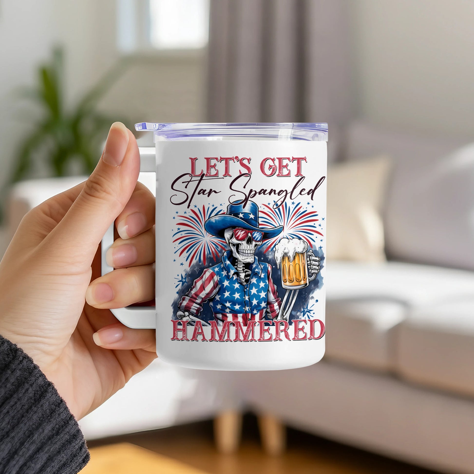 Let's Get Star Spangled Hammered Mug product type