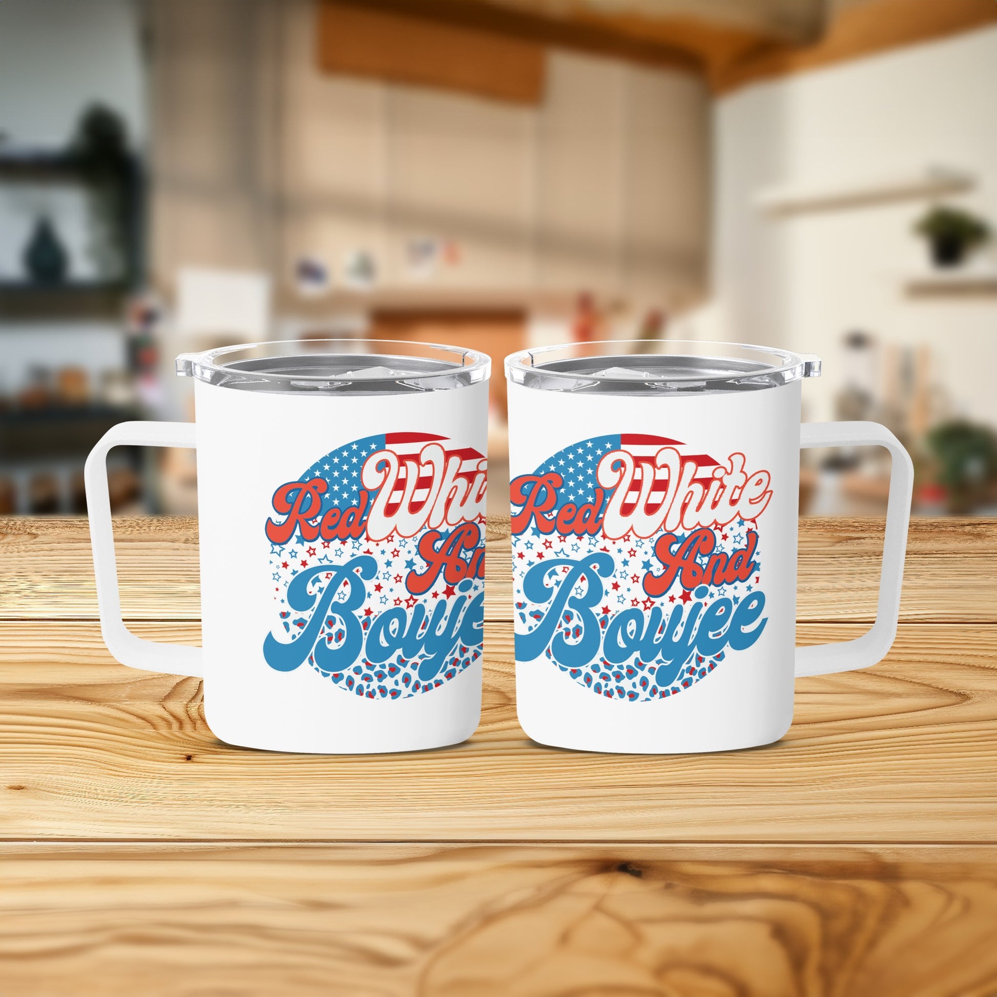 Red White and Boujee Graphic Mug product