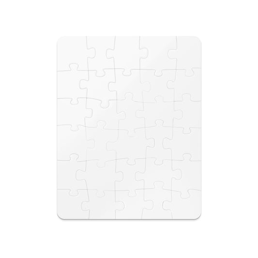 Blank White Jigsaw Puzzle for Creative Fun Product