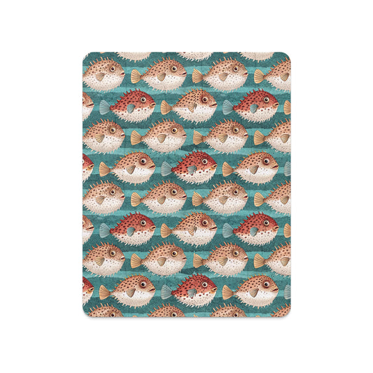 Cute Puffer Fish Pattern Sea Inspired Design Blanket product