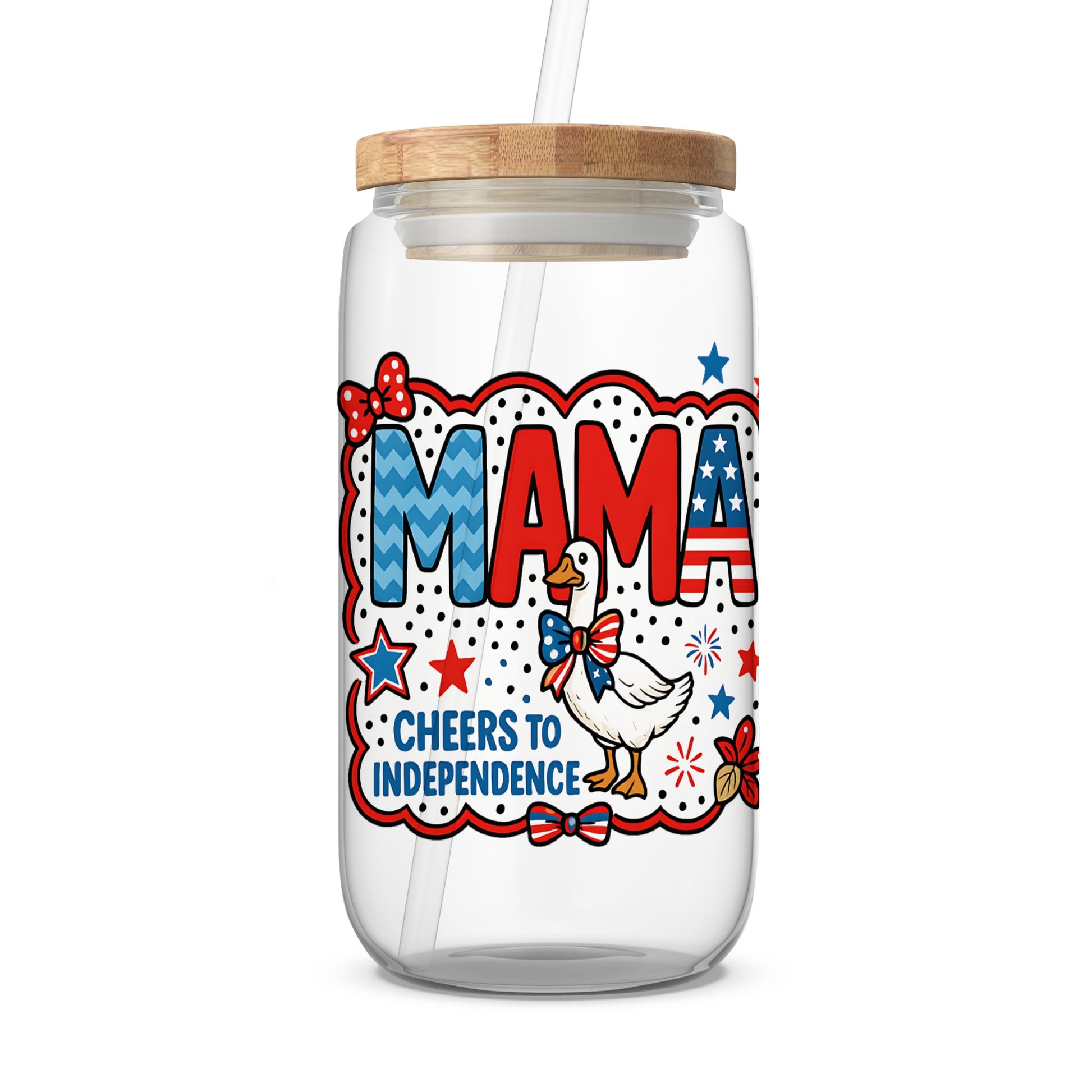 MAMA Cheers to Independence Glass Beverage Cup product