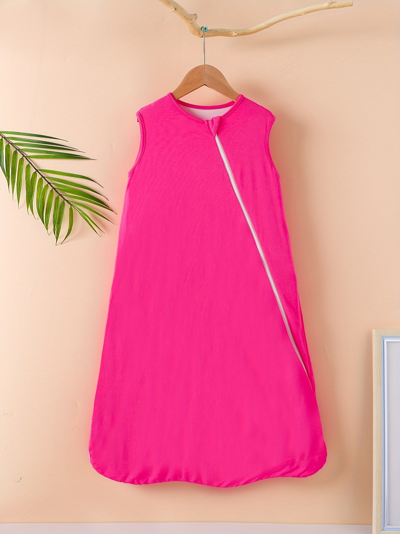 Limited Edition 2-Layer Bamboo Baby Sleepsack – Breathable, All-Season Sleep Bag with Double Zipper (No Filler) 2 Layers Bamboo Solid Color Baby Romper Double Way Zipper Bag (No Filler)