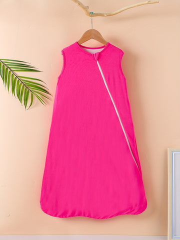 Limited Edition 2-Layer Bamboo Baby Sleepsack – Breathable, All-Season Sleep Bag with Double Zipper (No Filler) 2 Layers Bamboo Solid Color Baby Romper Double Way Zipper Bag (No Filler)