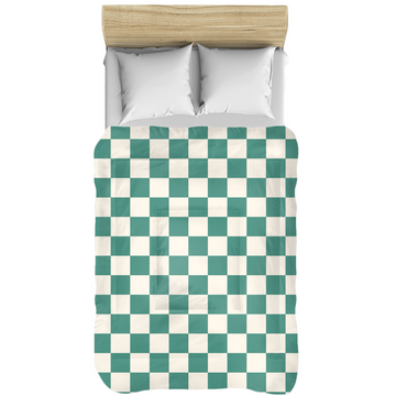 Green Retro Comforters