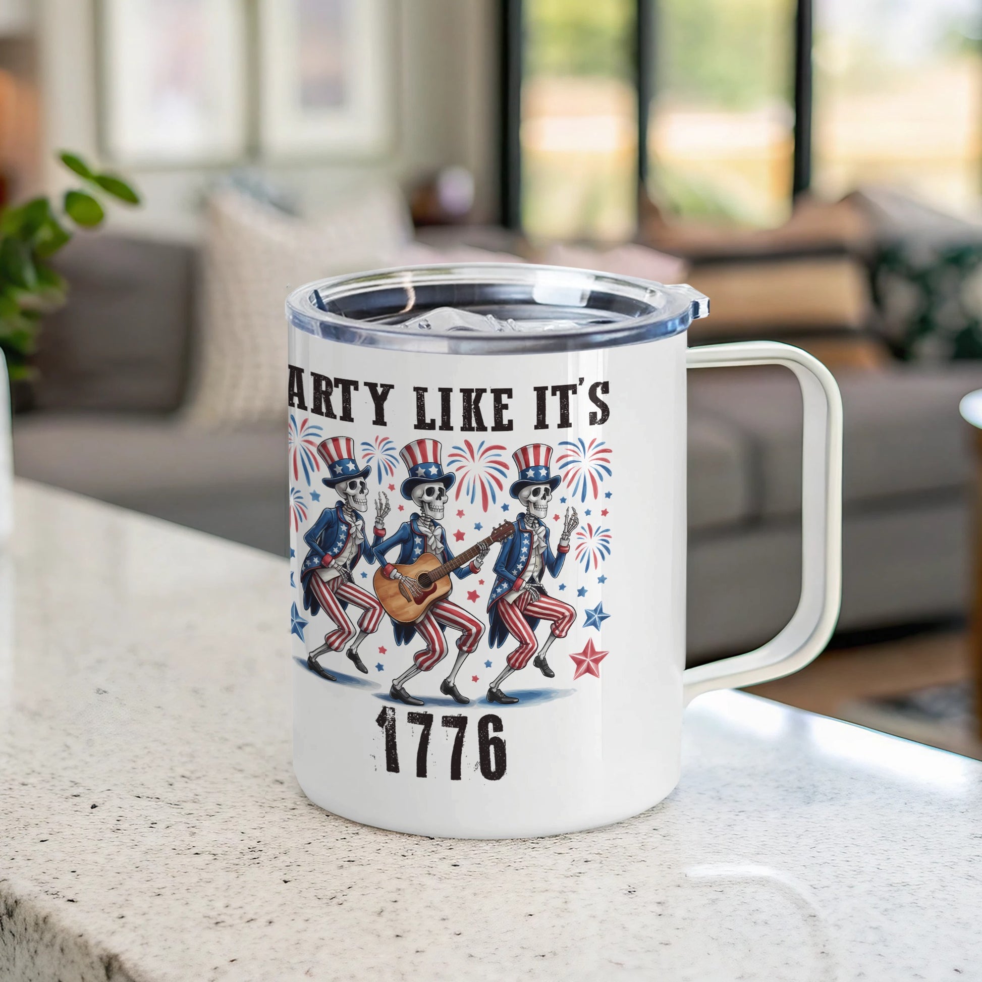 Funny Patriotic Party Like It's 1776 Coffee Mug product type