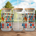 4th of July Hot Dog Design Glass Drinkware product