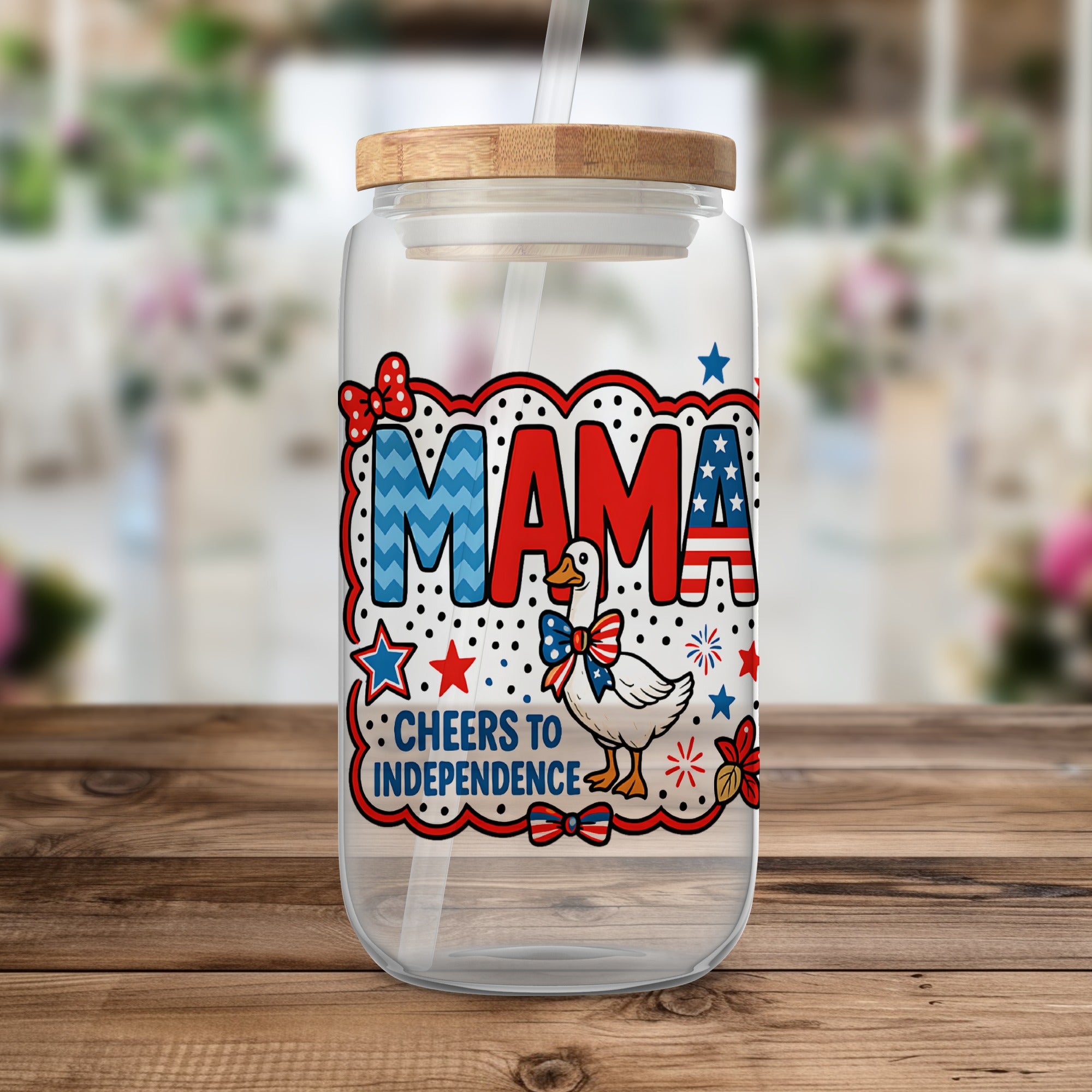 Mama Cheers to Independence Drinking Product