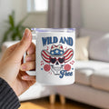 Wild and Free Skull Design Inspirational Mug product
