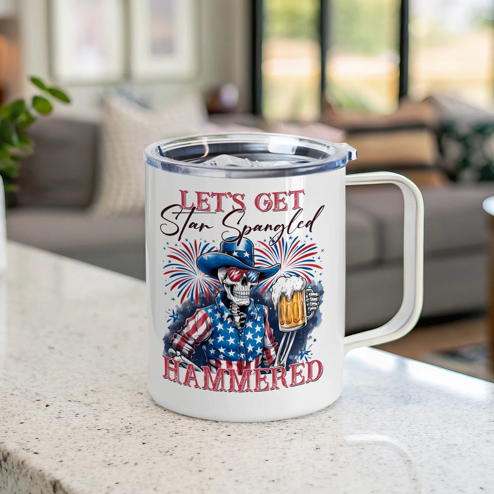 Let's Get Star Spangled Hammered Mug product type