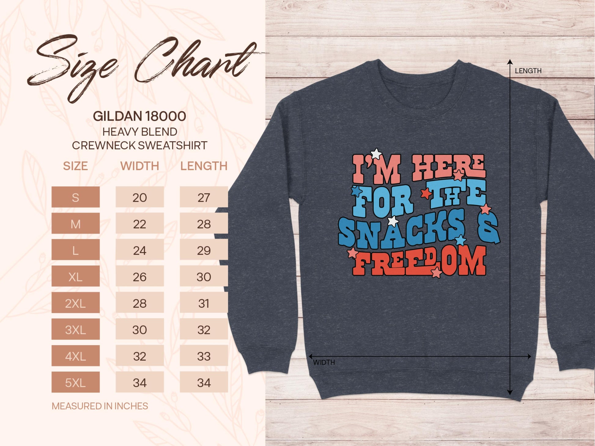I'm Here For The Snacks And Freedom Sweatshirt product