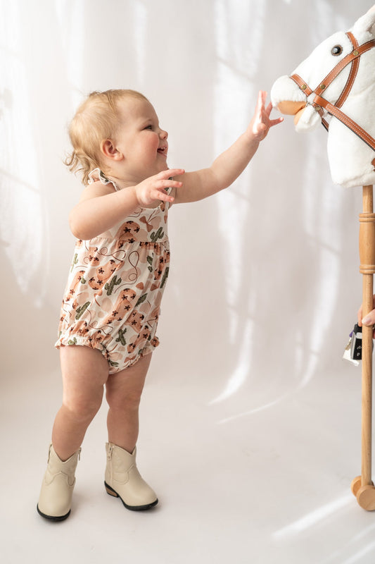 Cowgirl Bubble Romper