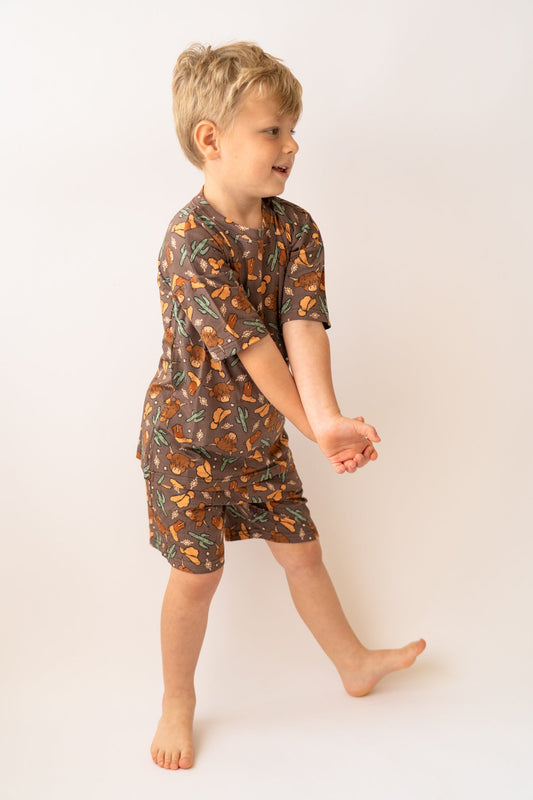 Highland Cow Boys Casual Set