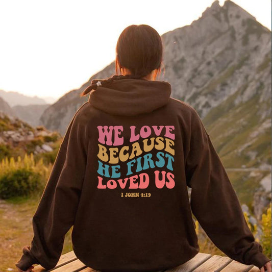 Aesthetic Christian Hoodie Women Religious Hooded Sweatshirt Retro Bible Verse Pullover Jesus Love Sweater Trendy Faith Hoodies