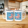 America Smiley Face Novelty Mug product