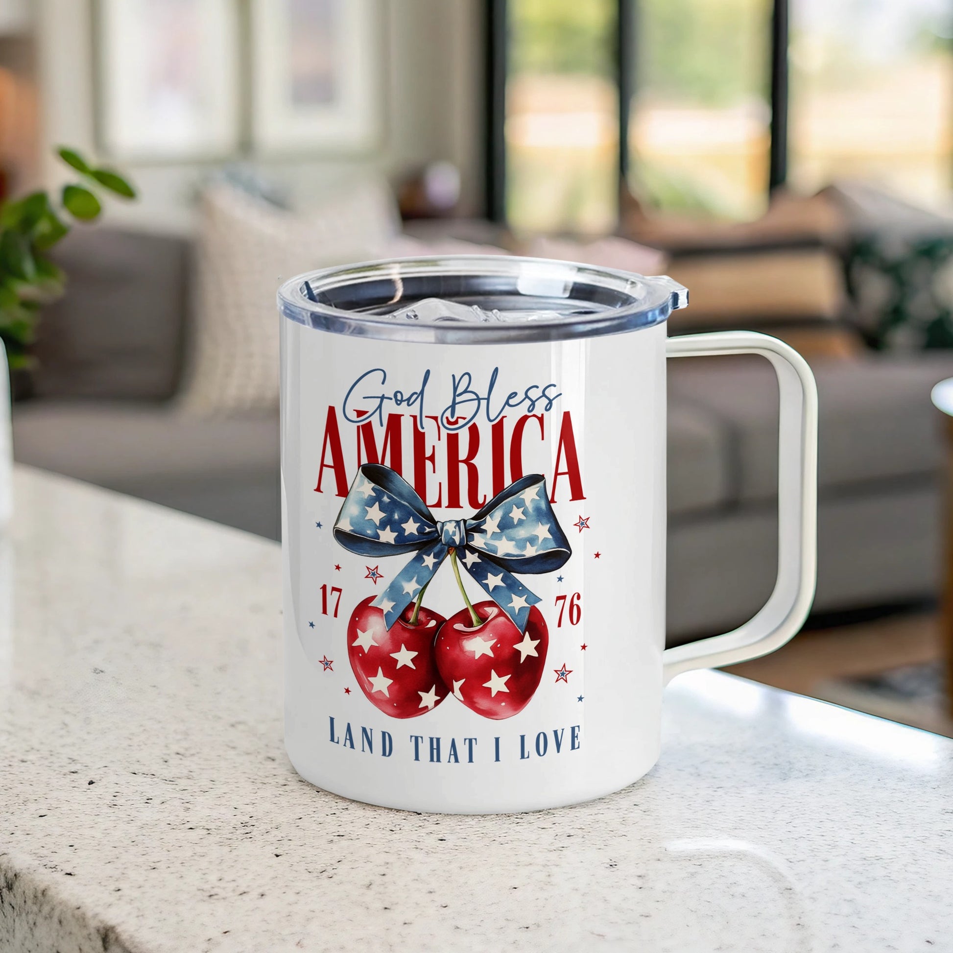 God Bless America Land That I Love Tumbler product