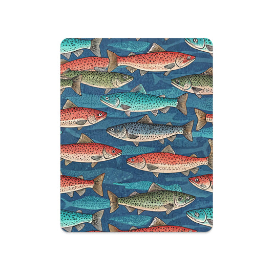 Colorful Fish Pattern Illustration Art Poster product