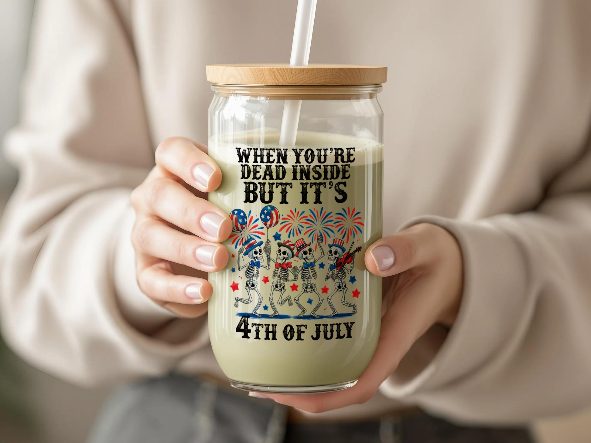 When You Are Dead Inside But 4th of July Product Type