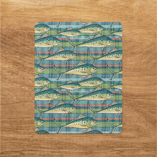 Colorful Fish Patterned Wood Background Product Type
