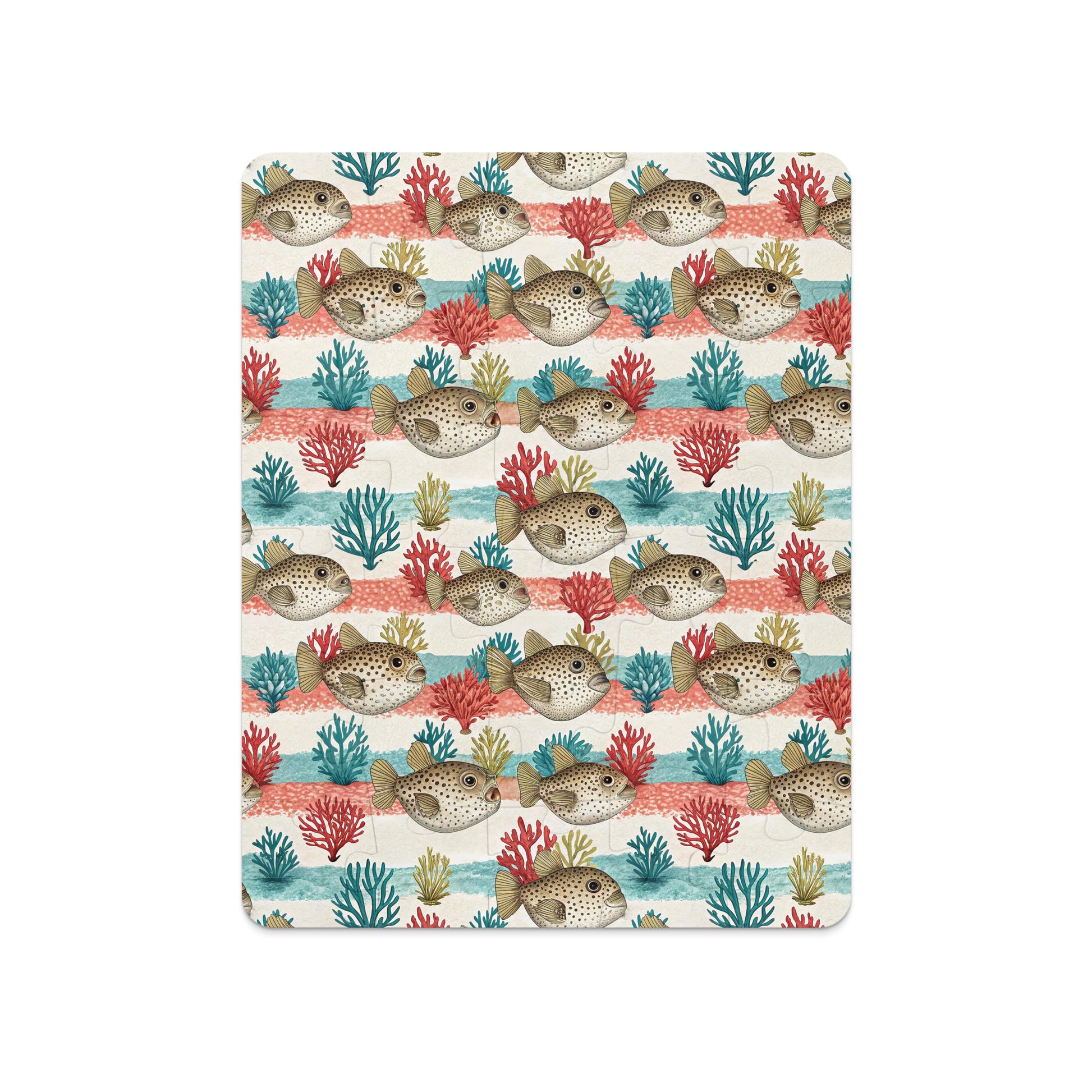 Underwater Coral and Fish Pattern Notebook product
