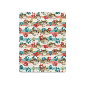 Underwater Coral and Fish Pattern Notebook product