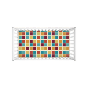 Crib Sheets Retro Checkered