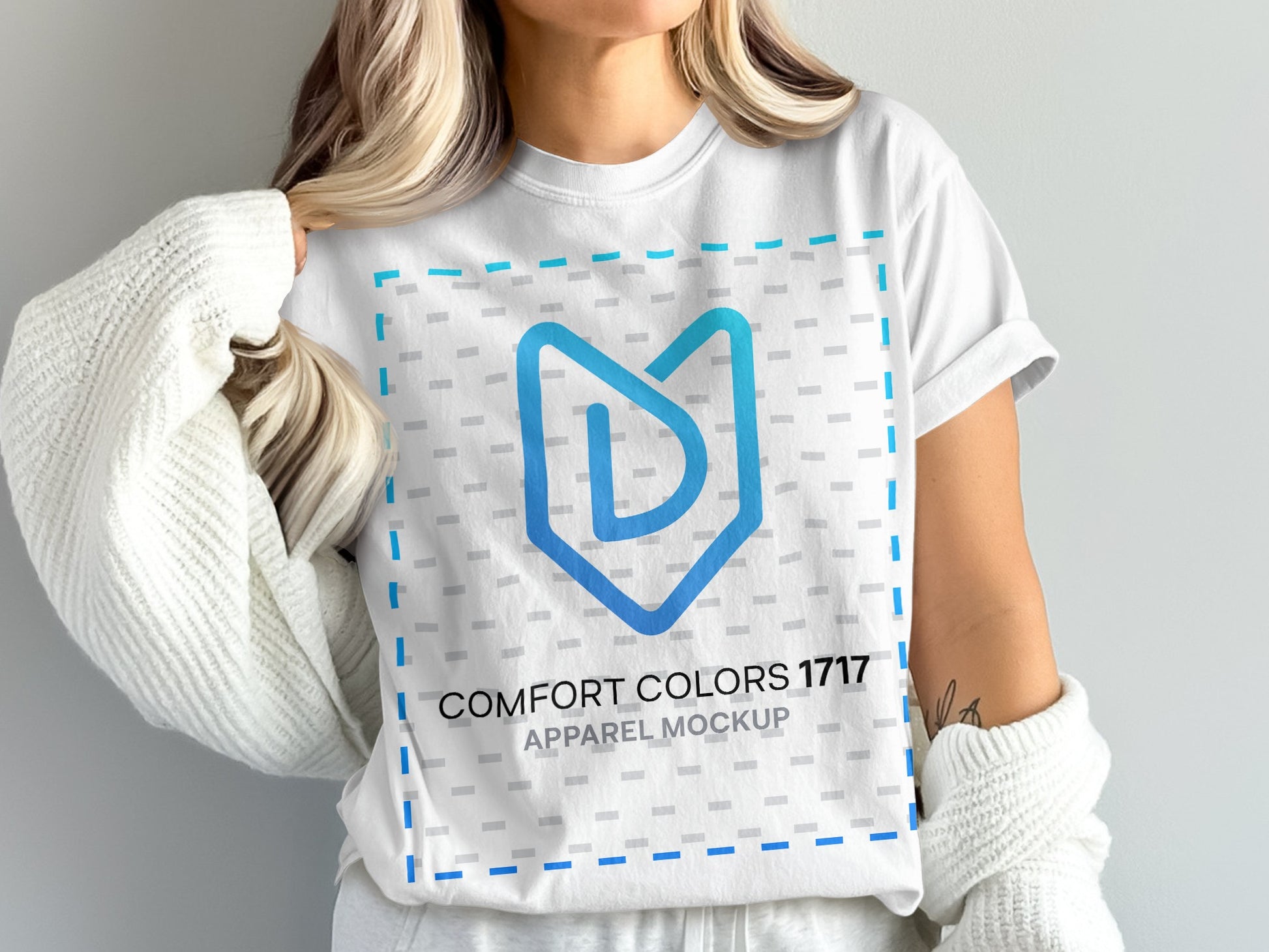 Relaxed Fit Graphic Tee Apparel Mockup Product Type