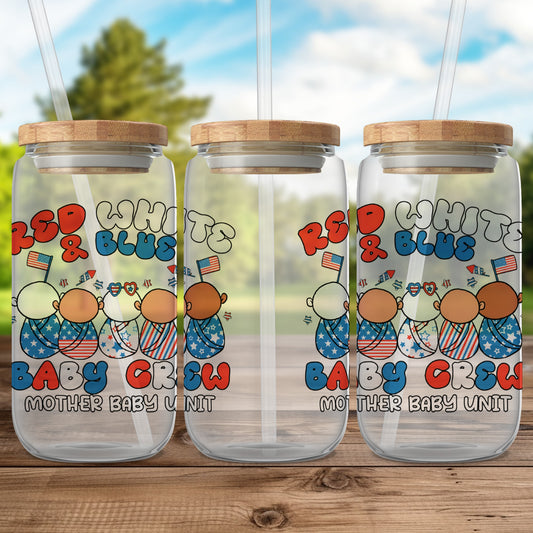 Red White Blue Baby Crew Mother Baby Unit jar product