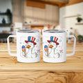 Patriotic Goose with Ice Cream Print Mug product