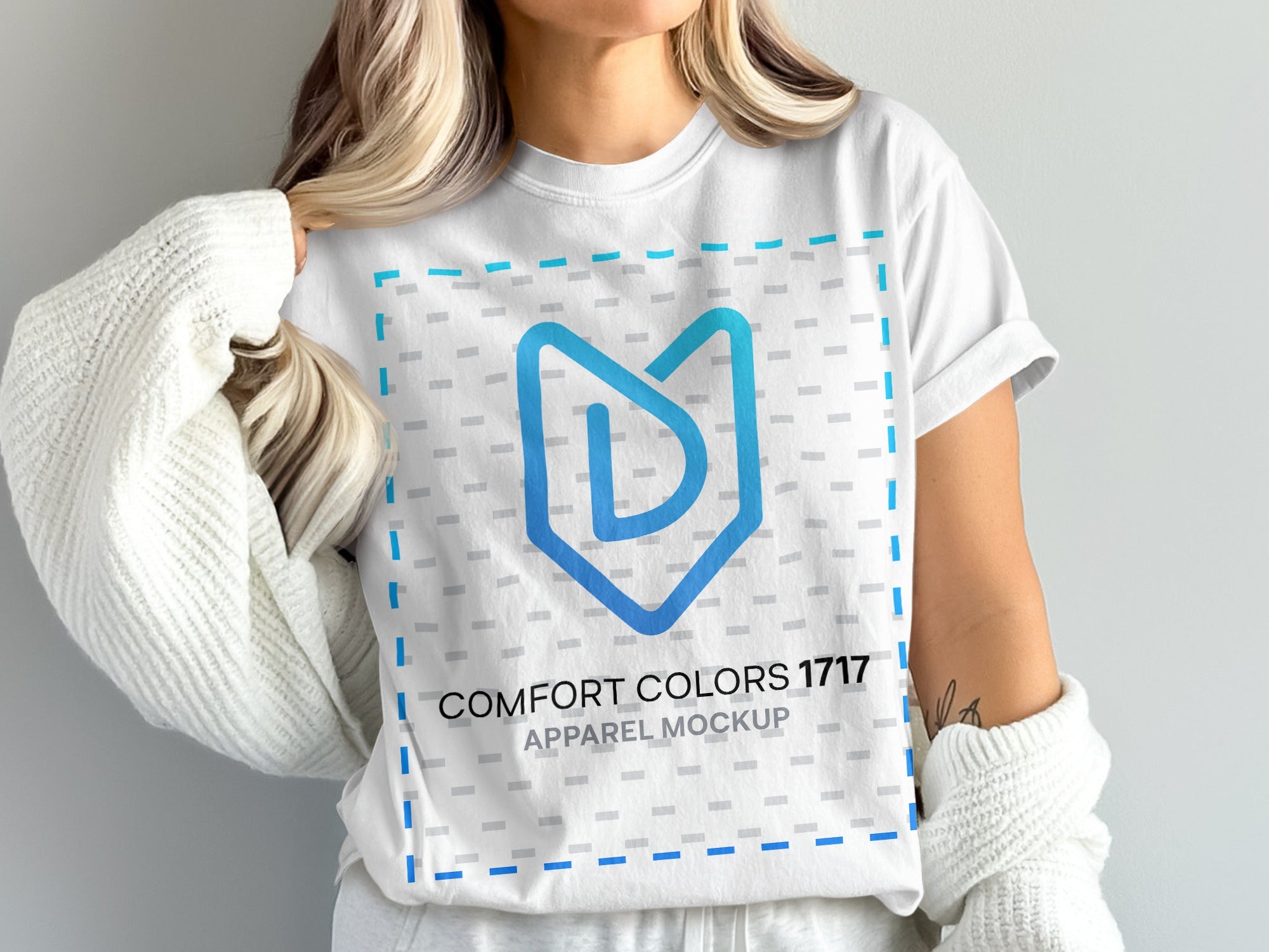 Comfort Colors 1717 Graphic Tee Mockup Apparel Product