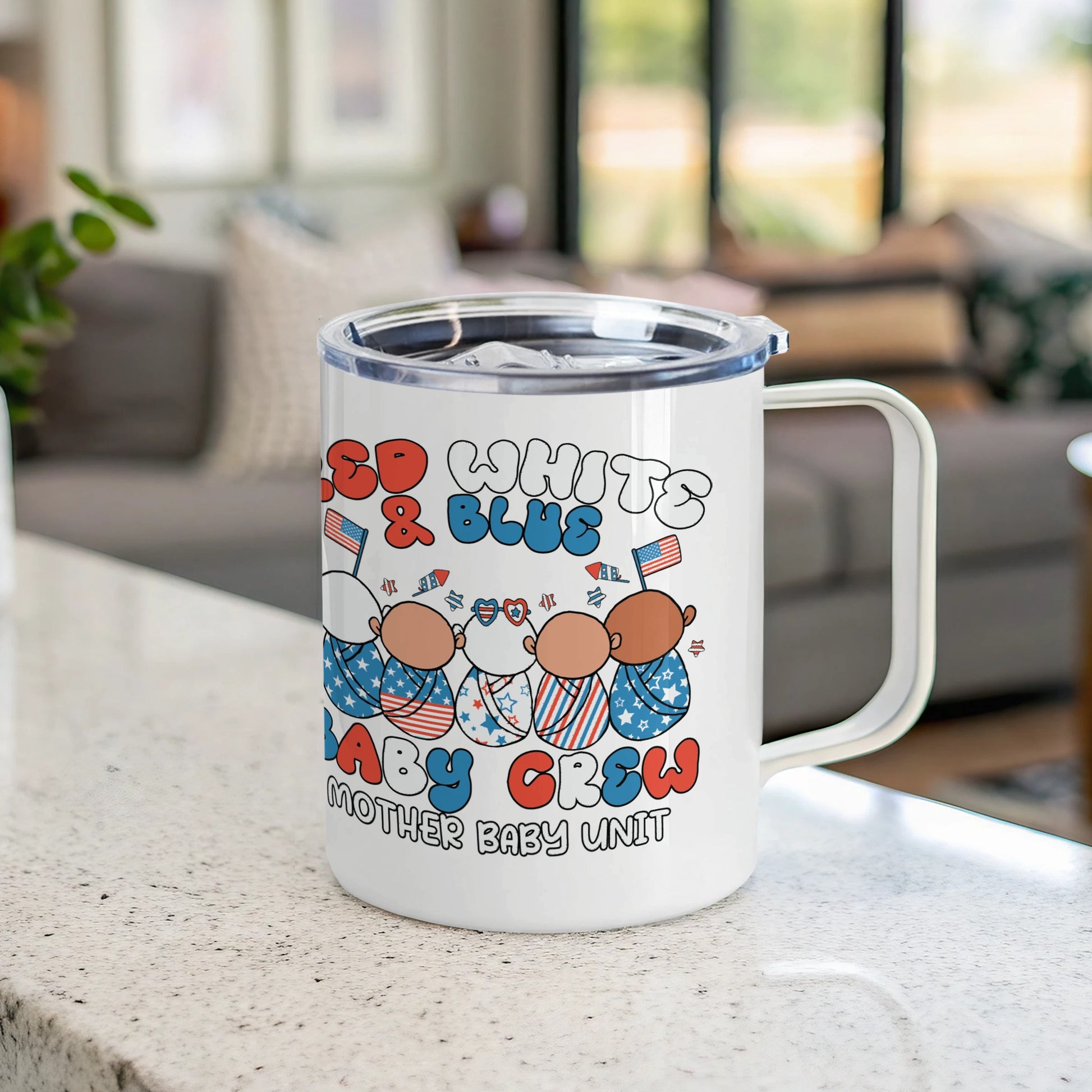 Red White and Blue Baby Crew Mother's Baby Unit product type