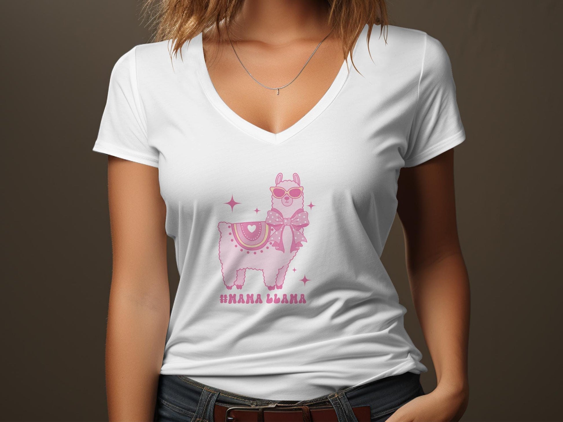 Mama Llama T-Shirt, Mom and Me Matching Tees, Cute Coquette Shirts, Mama and Mini, Mother's Day Gift