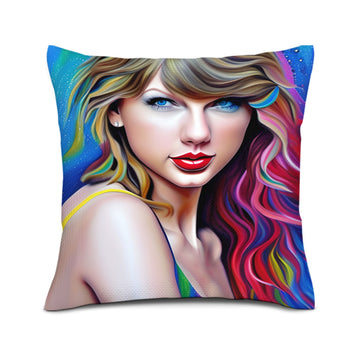 Swift Pillow Case, Taylor Pillow, Taylor Merch, Beautiful Taylor Souvenir Pillow