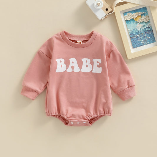 Retro Bubble Romper 0 18M Newborn Baby Boy Girl Autumn Bodysuit Long