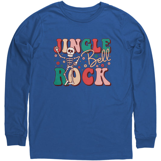RETRO JINGLE BELL ROCK LONG SLEEVED UNISEX SIZING SHIRT