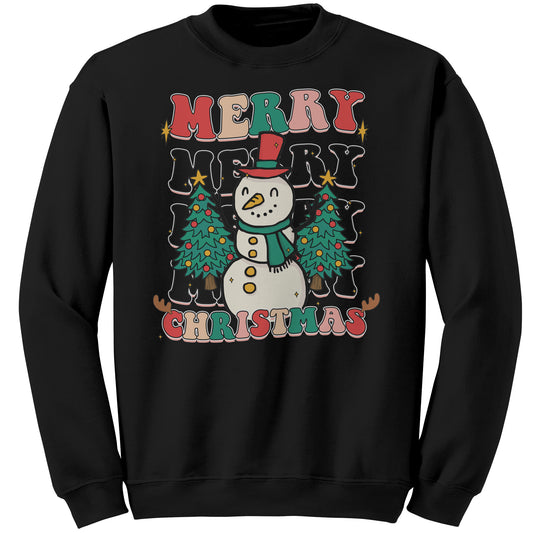 Retro Groovy and Bright Christmas sweatshirt