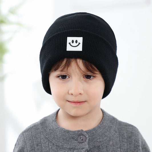 Retro Smiley Toddler Beanie-Gender Neutral